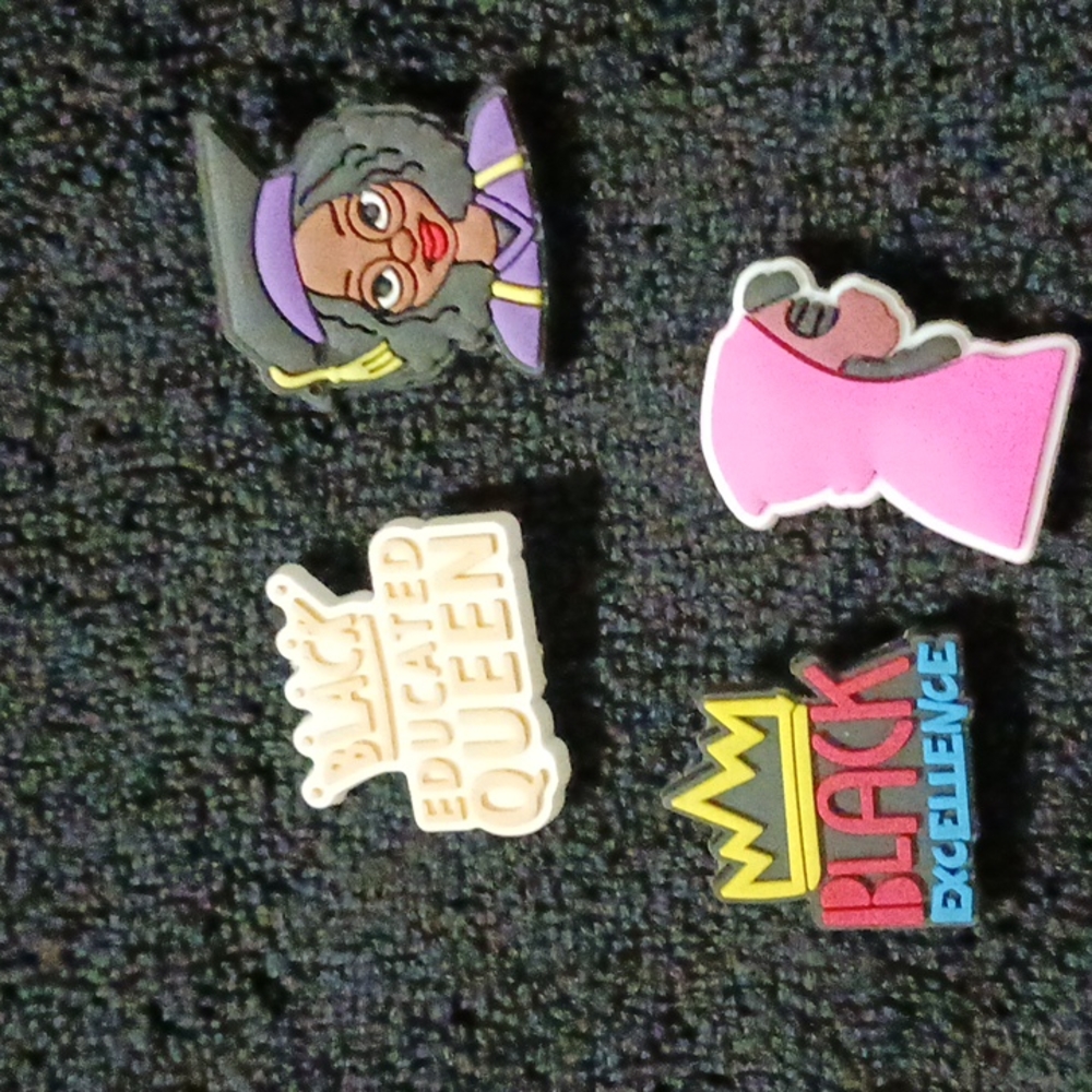 Croc charms jibitz educated queens